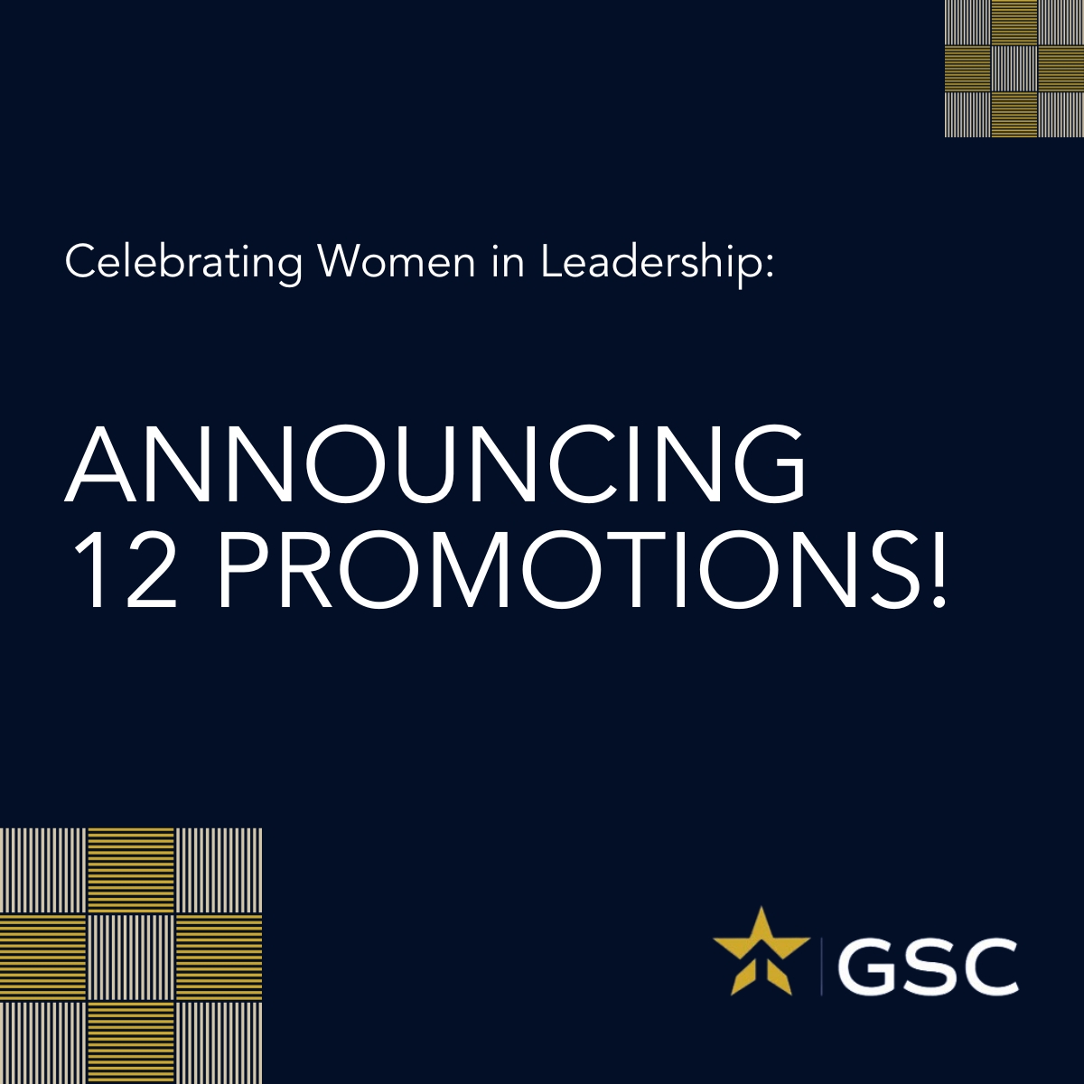 Empowering Growth: Celebrating 12 Women Promoted to Leadership at GSC